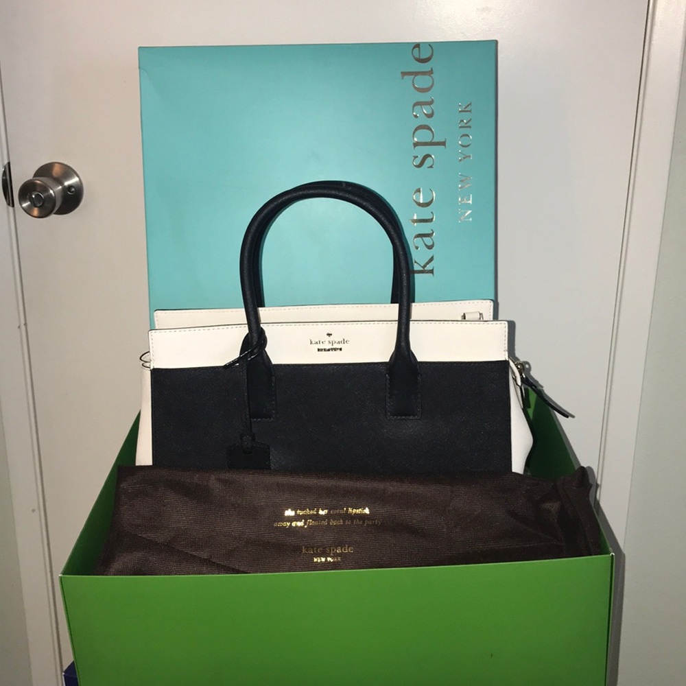 Kate Spade Cameron Street Candace Satchel B&W